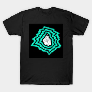 mexico city in danger zone ecopop earthquake waves in jade T-Shirt